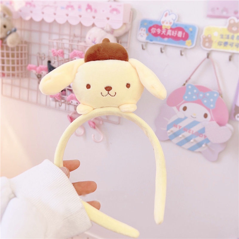 Băng Đô Cài Tóc Hình Kuromi My Melody Cinnamoroll Dễ Thương