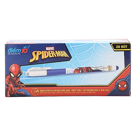 Bút Gel 04/MA 0.5mm mực Tím SPIDER MAN