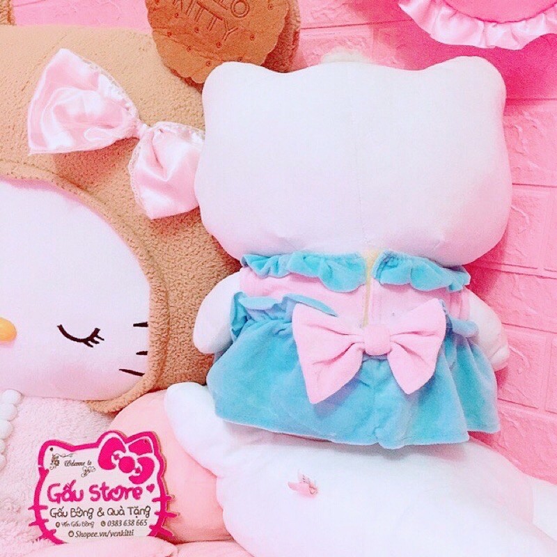 🎀Gấu Store🎀 Kitty váy xanh (váy cởi được)