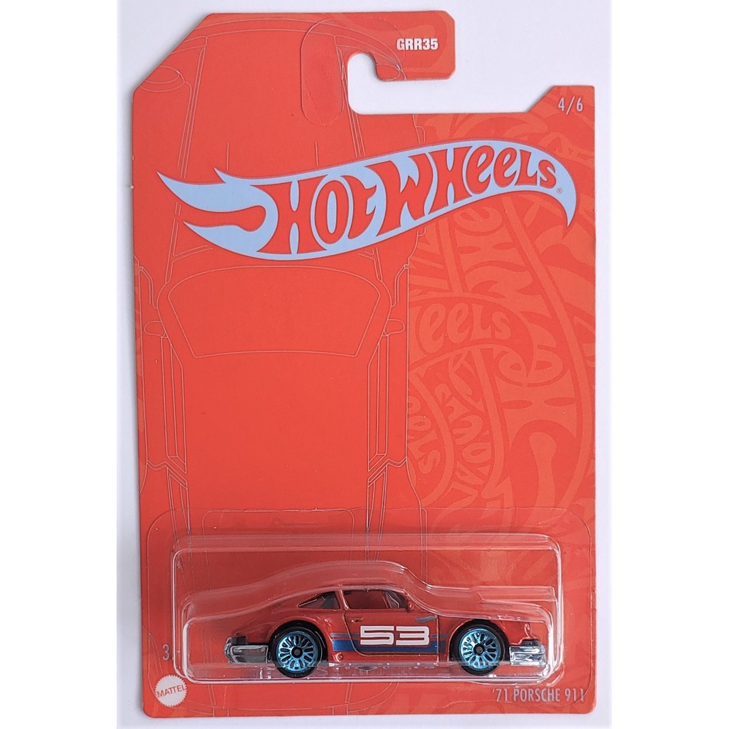 Xe mô hình tỉ lệ 1:64 Hot Wheels Orange and Blue - Hot Wheels 53rd Anniversary (2021) kỉ niệm 53 năm mix 2