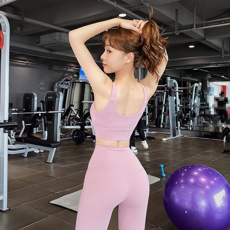 SET THUN U CẠP NGẮN NEW GYM,THỂ THAO,YOGA ( KÈM MÚT)