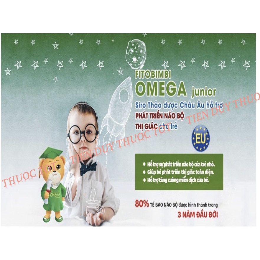 Fitobimbi omega junior bổ não trẻ em omega 3 bổ mắt cho bé phát triển trí - ảnh sản phẩm 3