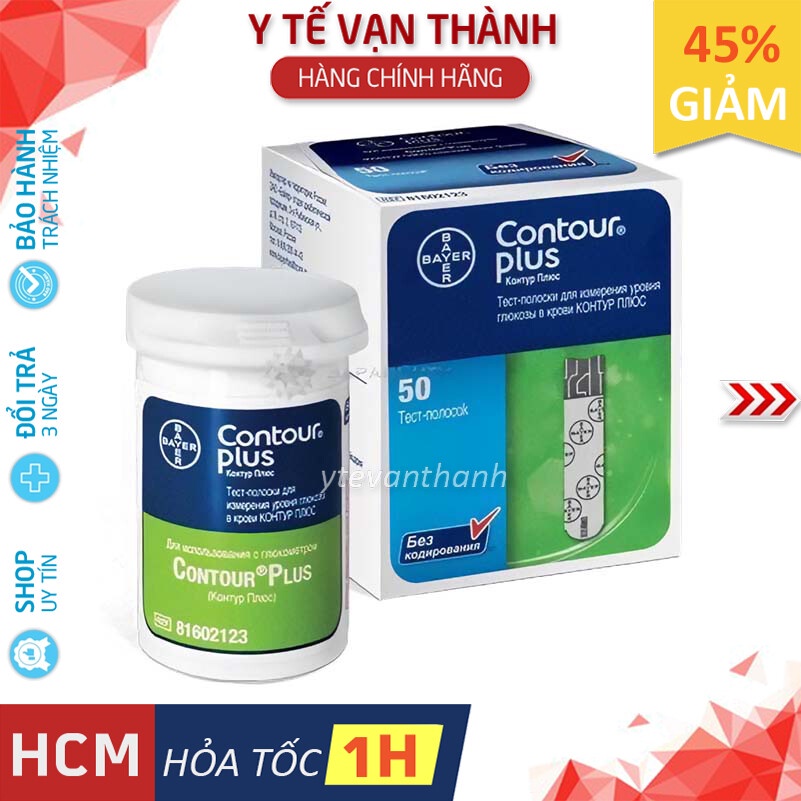 ✅ Que Thử Đường Huyết Contour Plus, (Date Xa) VT0058