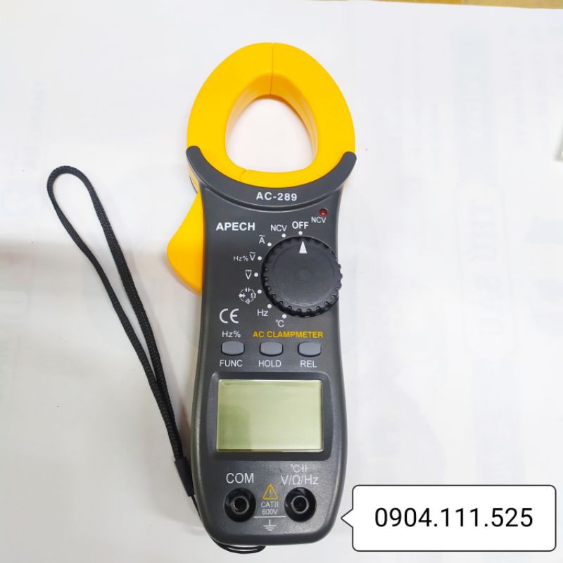 Ampe kìm đo dòng AC APECH AC-289 (600A)