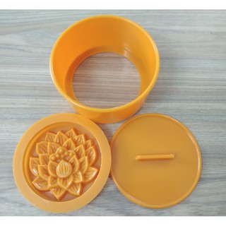 Khuôn Nhận Xôi Tròn Hình Hoa Sen 14 Cm x Cao 7 Cm - Hiệu Vĩnh Trường