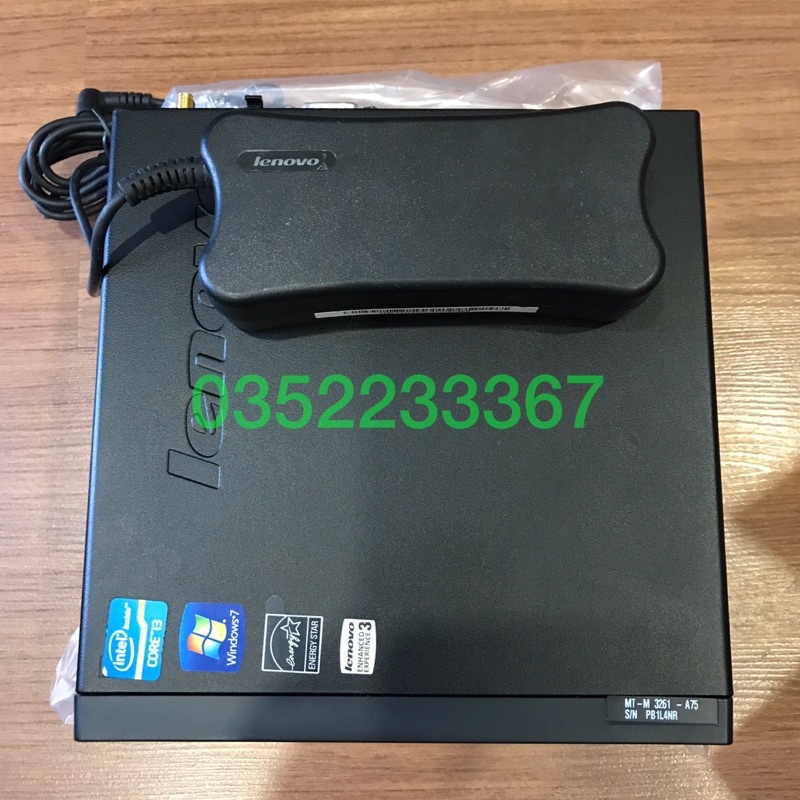 Máy tính Mini, Tiny PC, Lenovo M72e, Ram 4G, SSD 120G, windows10, wifi