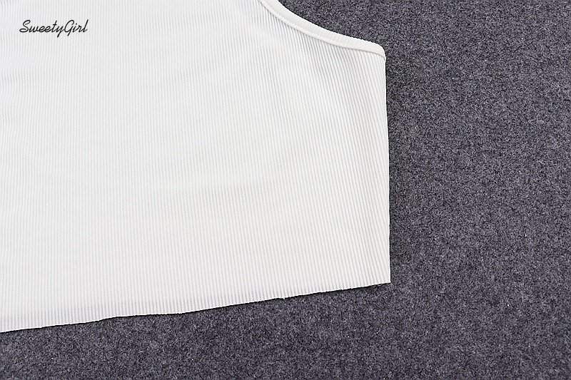 Áo sát nách cổ tròn form ngắn quyến rũ cho nữ