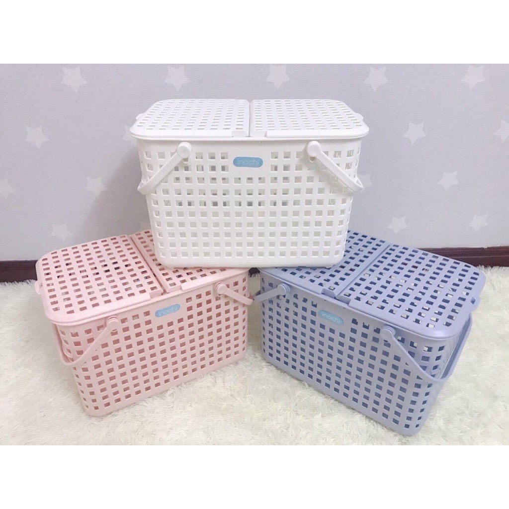 Làn nhựa đựng đồ đinh sinh, đựng đồ sau sinh cao cấp Inochi Nhiều màu