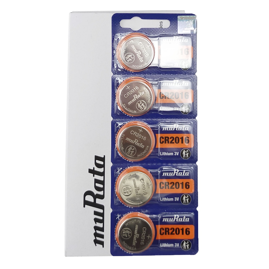 [NK CHÍNH HÃNG] Pin Khuy Cúc Áo MURATA CR2016 3V Lithium dùng cho remote, chìa khóa điện tử ô tô, xe máy, máy tính...