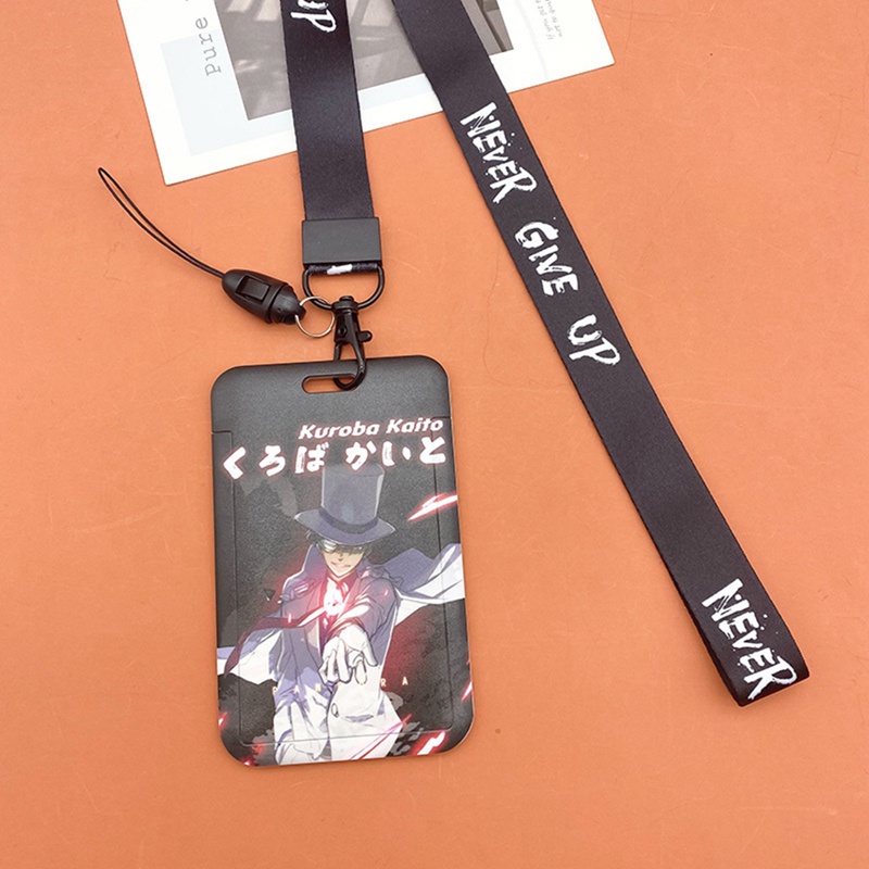 Móc Chìa Khóa/Thẻ ID/Điện Thoại Họa Tiết Thám Tử Conan Dùng Làm Quà Tặng