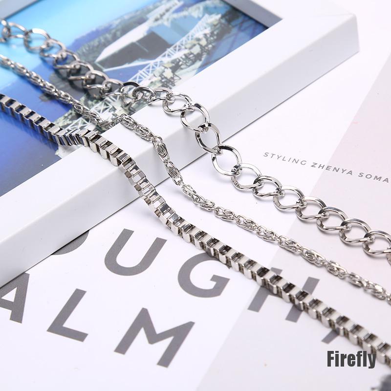 Bút Kẻ Mắt Dạng Chuỗi Kim Loại 3 Lớp Trang Trí Quần Phong Cách hip Hop