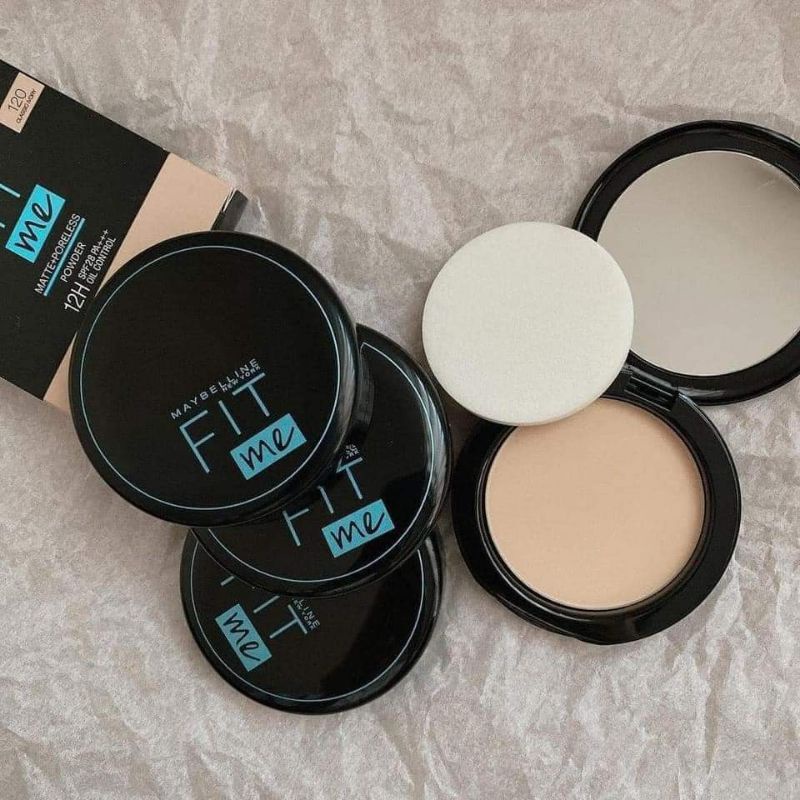 Phấn phủ Kiềm Dầu Chống Nắng 12H Mịn Lì Lâu Trôi Fit Me