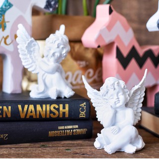 CẶP TƯỢNG THIÊN THẦN DECOR LITTLE ANGEL [ Trang trí Taplo ô tô, để bàn, quà lưu niệm ]
