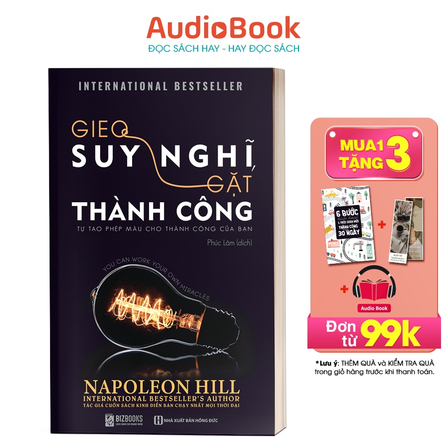 BIZBOOKS - Sách Gieo suy nghĩ, gặt thành công - tự tạo phép màu cho thành công của bạn