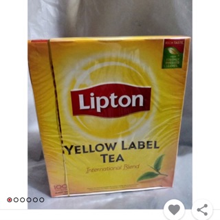 Trà Lipton nhãn vàng hộp 100 gói