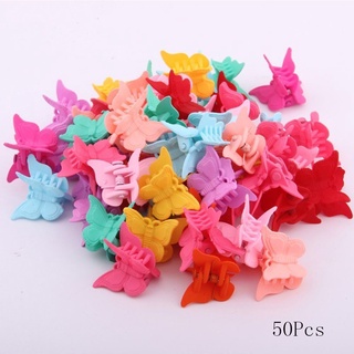 USNOW Hair Accessories Headwear Plastic Hairpin Claw Clips 20/50/100Pcs  Fashion Baby Children Mini Clips Mixed Color Butterfly Hair Clips | Shopee  Việt Nam