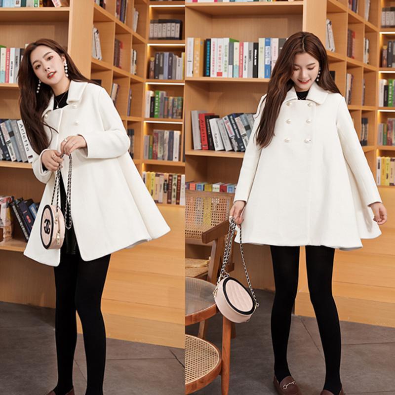 Quần Áo Nữ S-3xl Plus Size💖💖Đồ Dùng Xuân Thu Đông💜Áo Khoác Len Dáng Chữ A Phong Cách Hàn Quốc Dành Cho Nữ | BigBuy360 - bigbuy360.vn