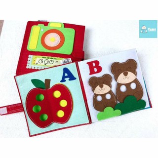 BỘ Sách vải the Alphabet (bé 6 đến 15 tháng)