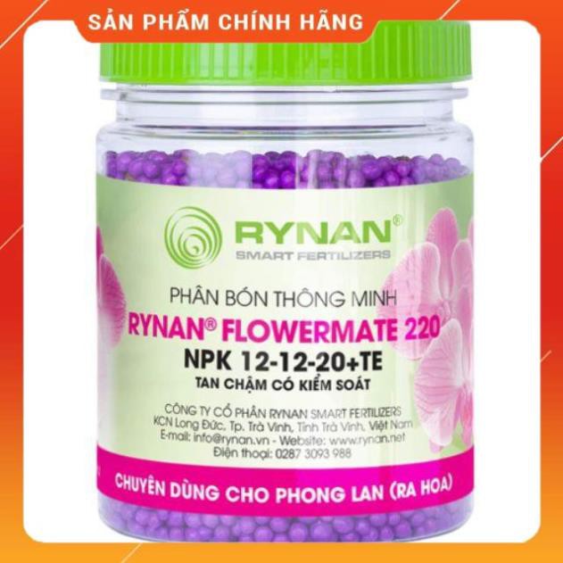 GIA SHOCK Phân tan chậm Rynan dùng cho hoa lan đang ra hoa NPK 12-12-20+TE