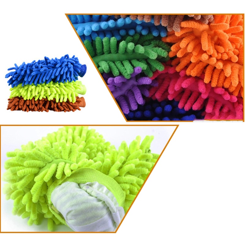 Khăn Lau Xe Hơi Hai Mặt Bằng Sợi Microfiber Mềm Mại Chống Thấm Nước