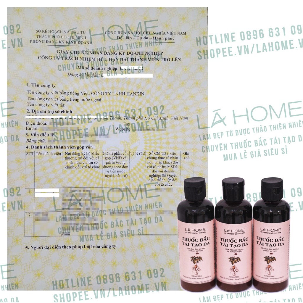 Thảo Dược Tái Tạo Da Lá Home 110ml - Thơm mùi sâm, Giá sỉ tại xưởng | BigBuy360 - bigbuy360.vn