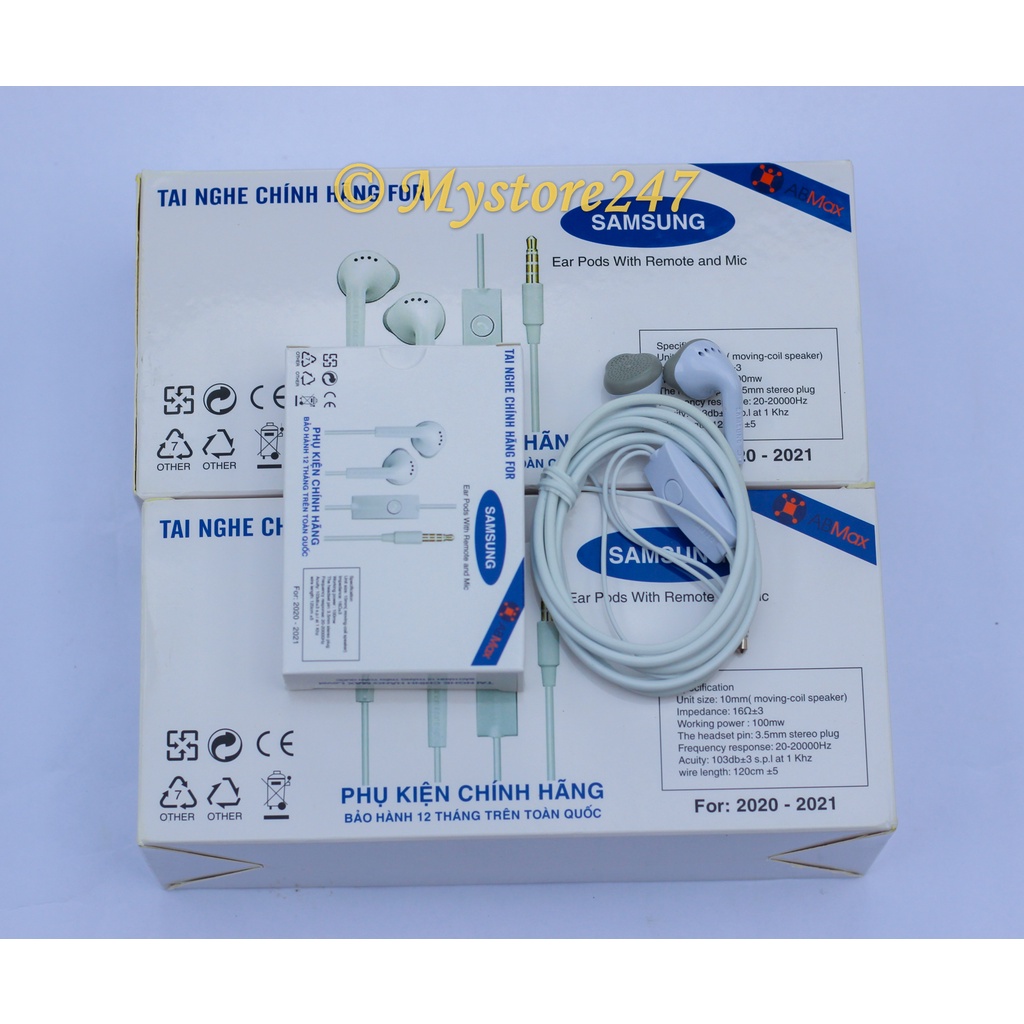 "Bảo Hành 12 Tháng" Tai Nghe Samsung Chính Hãng Full Box ÂM THANH HAY BASS MẠNH Mystore247 Bảo Hành 12 Tháng .