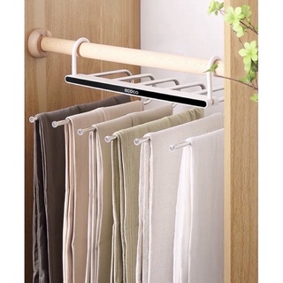 Mắc cheo quần áo cài tủ thông minh 5 tầng cao cấp mẫu mới ecoco
