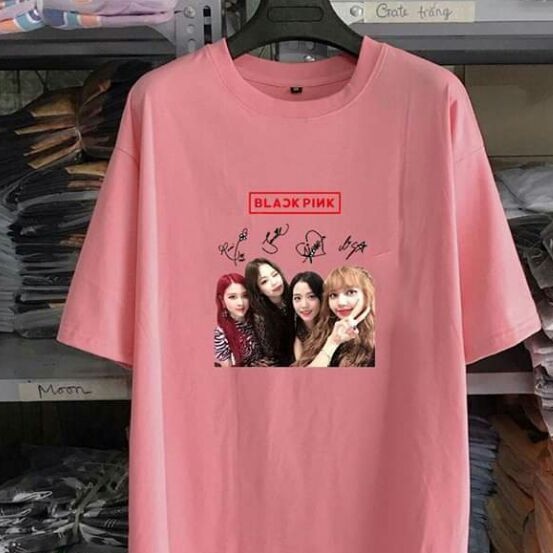 - Áo BLACKPINK Màu Hồng in miến phí theo yêu cầu