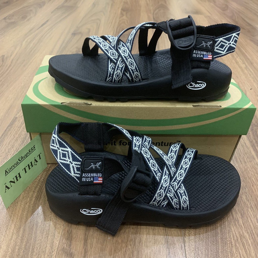 Giày Sandal Nam Dép Xăng Đan Chaco Nam Dép Chaco Quai Kép Mã D151