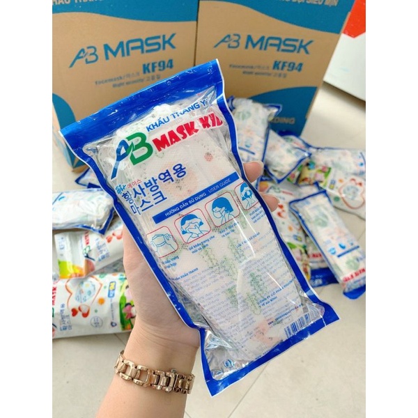 SET 10 CHIẾC KHẨU TRANG KF 94 cho BÉ YÊU công nghệ HÀN QUỐC, thoải mái dễ chịu khi sử dụng