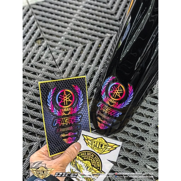 Tem Dán dè YAMAHA Titan Ricedecal®️