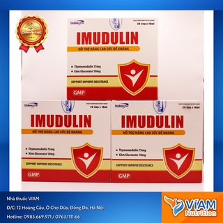 Thực phẩm bảo vệ sức khỏe - Imudulin "Nâng cao sức Đề kháng"