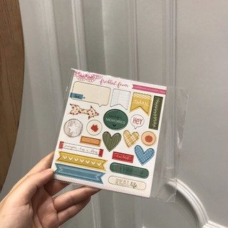 Sticker chipboard