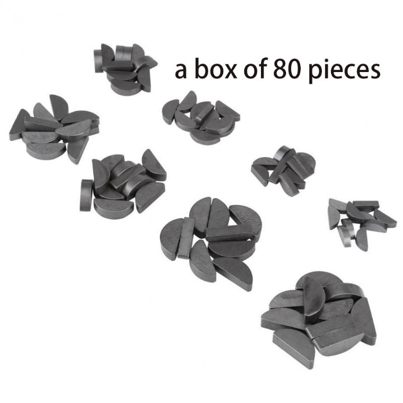 Bộ 80 Bánh Đà Gỗ Lửa Mặt Trăng Thông Dụng Cho Chìa Khóa