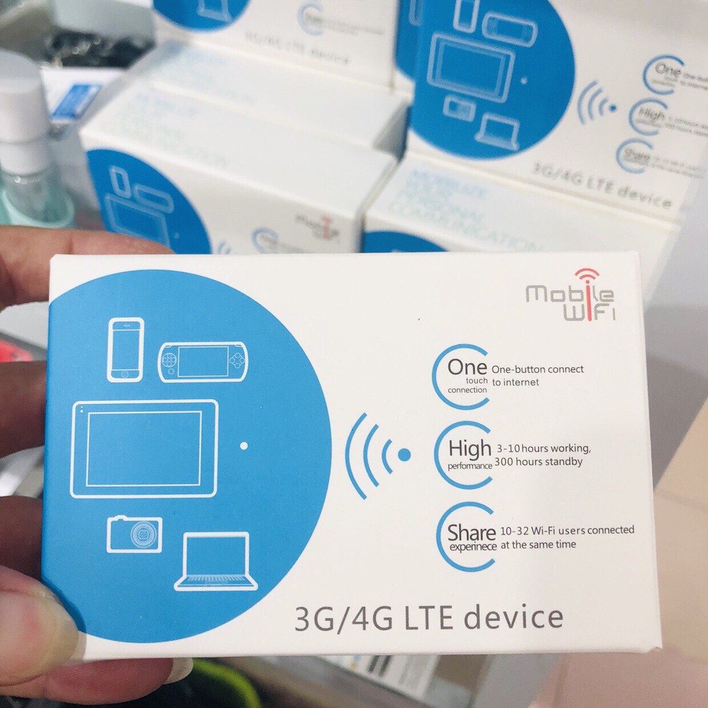 Bộ Phát WiFi Di Động Từ Sim 3G/4G ZTE MF65