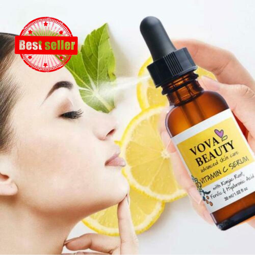 Serum Vitamin C làm trắng da loại bỏ tàn nhang se khít lỗ chân lông làm sáng da U0W2