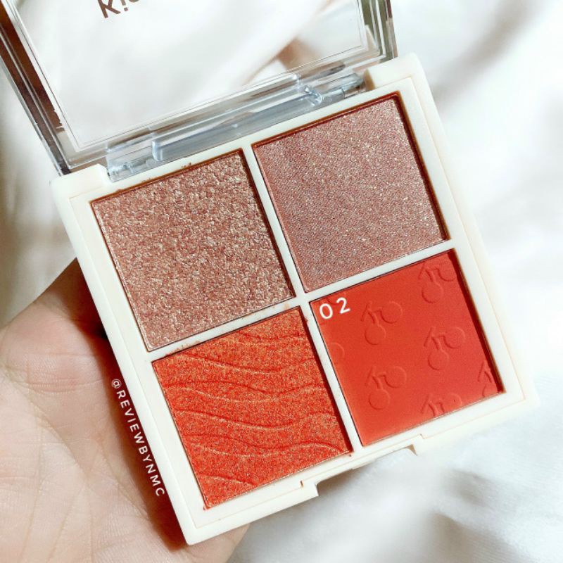 Phấn Sweeter Kiss Beauty 💋 Má Hồng & Bắt Sáng 4 Ô | BigBuy360 - bigbuy360.vn