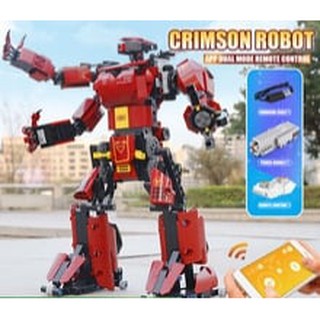 Mould King 15038 ( Lắp Ghép Robot Crimson Bản Có Điều Khiển 636 Mảnh )