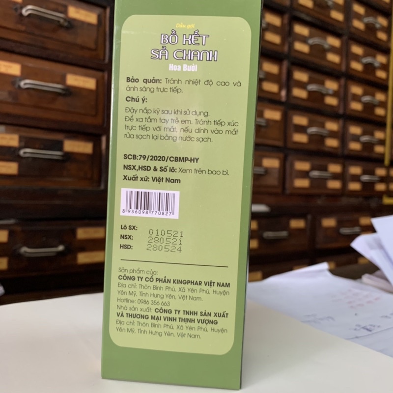 Dầu Gội Bồ Kết Sả Chanh Hoa Bưởi - sạch gàu hạn chế rụng, giúp chắc khoẻ óng mượt mềm mại