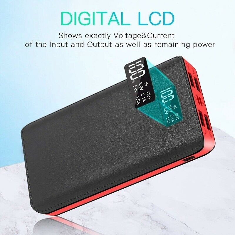 Sạc Dự Phòng Krecoo Phong Cách Doanh Nhân Với Dung Lượng Lớn 60000mah