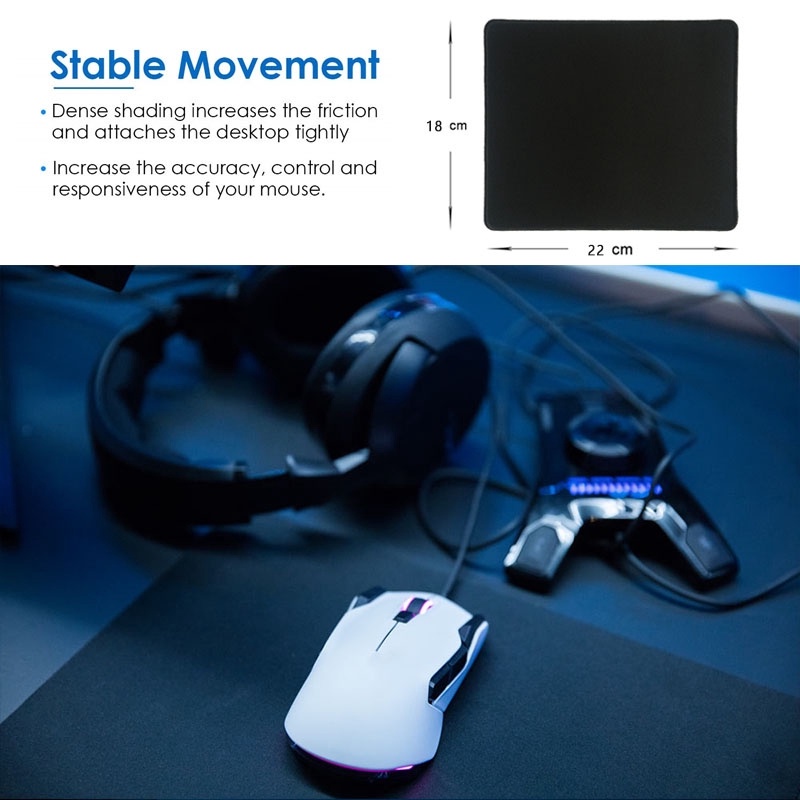 Bàn Di Chuột Chơi Game Bằng Cao Su Chống Trượt 220x180x12 mm Chất Lượng Cao