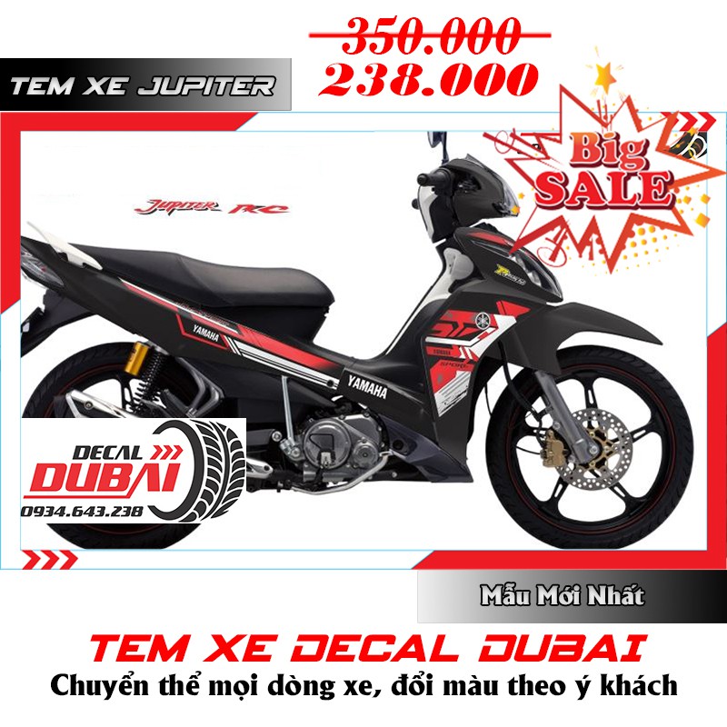Tem Trùm Jupiter Fi Đỏ Đen Thể Thao