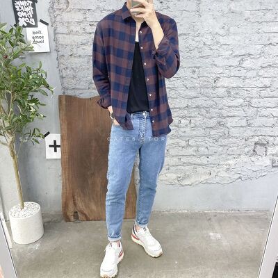 Áo Sơmi PB dạ caro đều | BigBuy360 - bigbuy360.vn