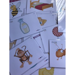 Bộ Flashcard My Phonics 1, tranh A5, ép plastic