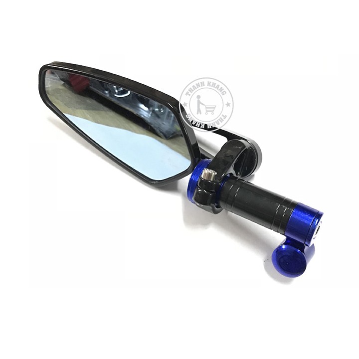 Gương chiếu hậu lắp chân gương xe máy, Kính chiếu hậu thời trang phù hợp lắp mọi loại xe -GGCHD