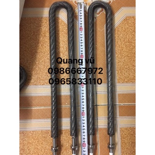 Thanh điện trở sấy nóng ,thổi gió có lá tản nhiệt dài 50cm 220v/2kw zen M16