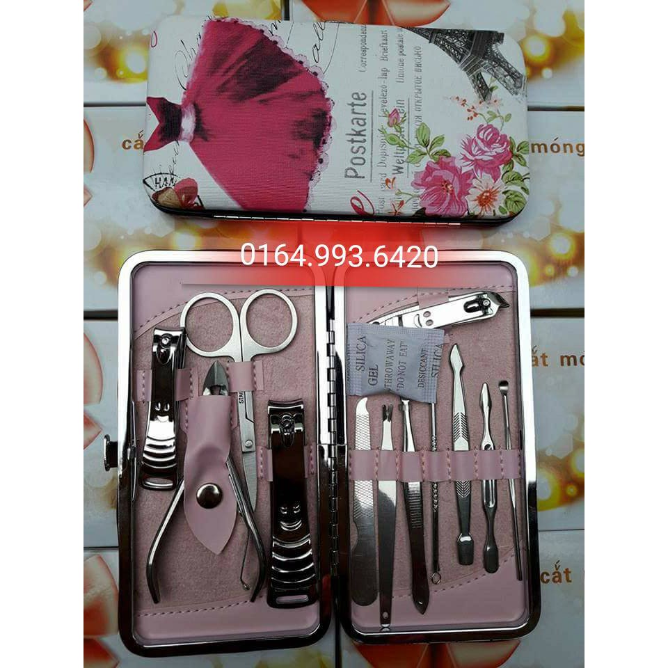 Bộ bấm móng tay 12 món hàng loại 1 ( Bộ kiềm bấm móng tay) ( TUYỂN SỈ )