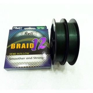 Dây Dù Câu Cá PE Relix Braid 12 Sợi 150 mét