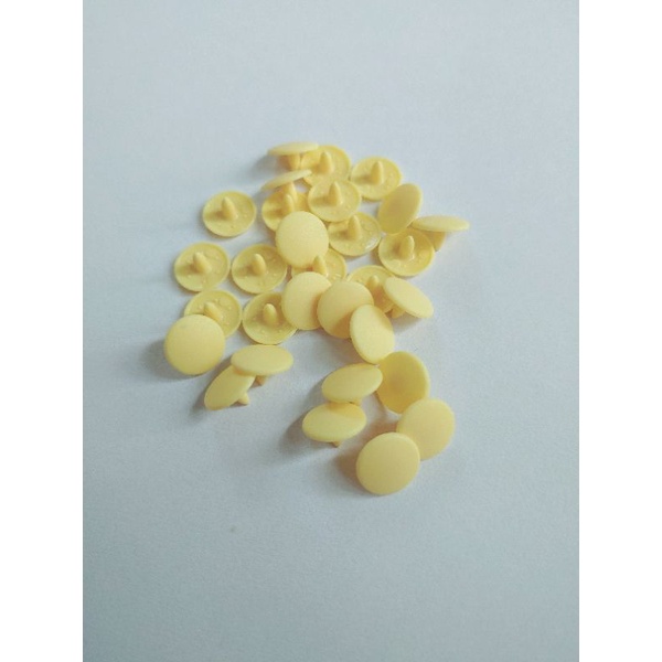 Cúc bấm nhựa T3, cúc nhám Nhật 9mm/ bộ 100 cúc
