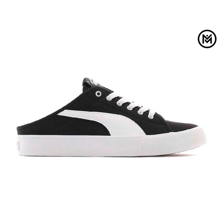 Giày Puma Mule Đen / Trắng